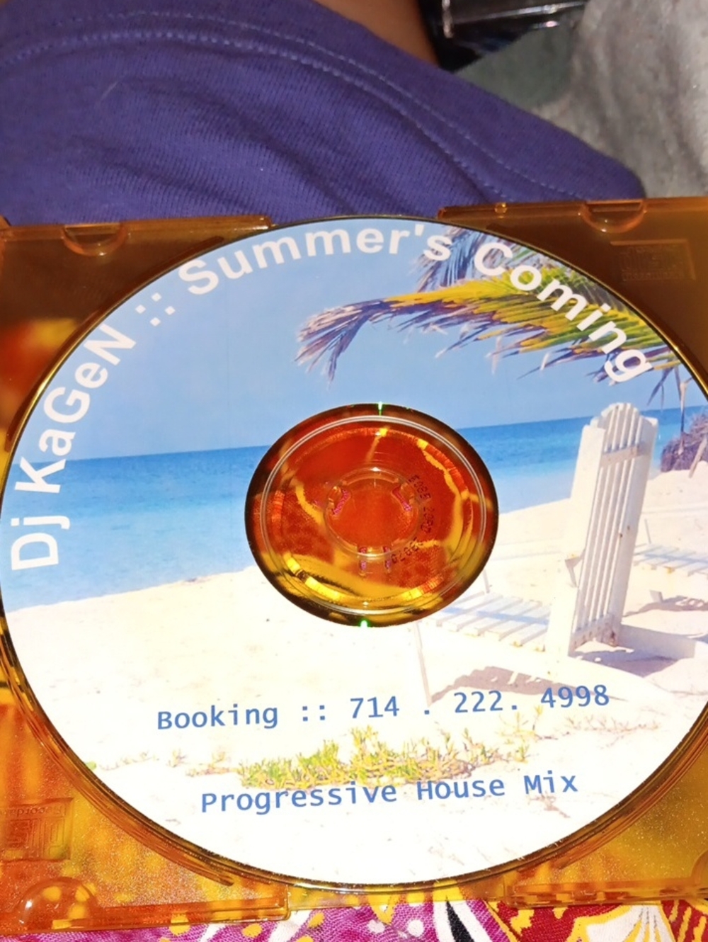 Summer's Coming Progressive House Mix CD - Coastal Beach Artwork